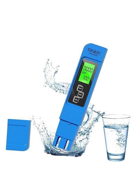 New 4 in 1 Tds Meter Digital Water Tester -TDS EC & Temperature(°C,°F) Meter, Accurate & Reliable Digital Water Testing Kits for Drinking Water, RO/DI System,Aquarium etc