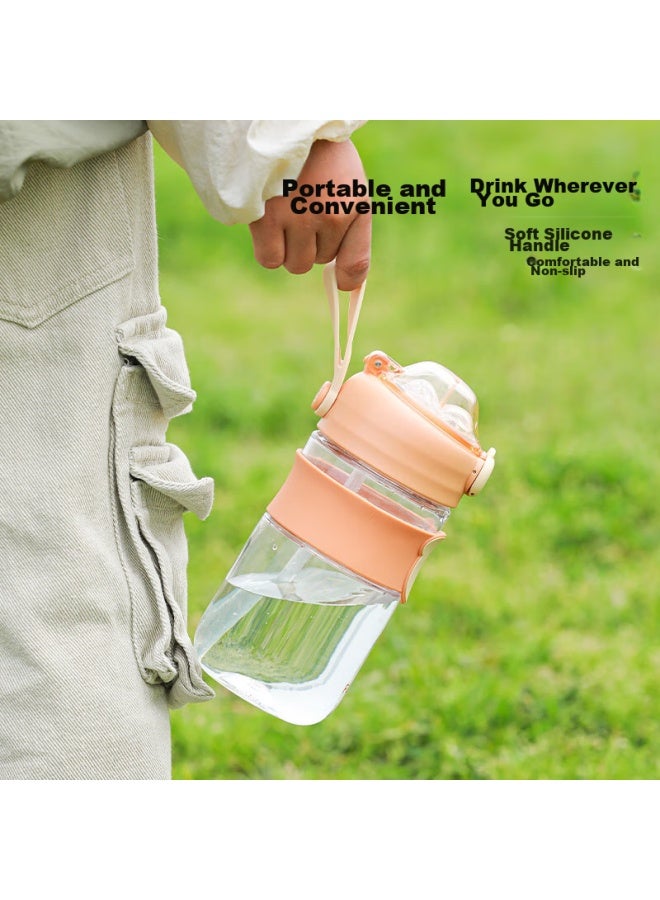 Fga Fuguang Plastic Cup, Large Capacity Sports Water Bottle, Children's Cup, Tritan Cup For Pregnant Women And Adults, Straw Cup, Portable, Summer Use - Image 2
