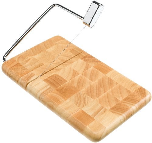 Prodyne Butcher Block Cheese Slicer, 9 1/2" x 6",End Grain Beechwood - Image 4