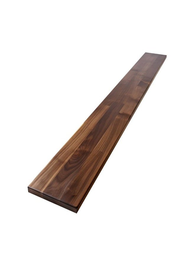 CONSDAN Walnut Wood Backsplash, 25x4x3/4 inches, USA-Grown Solid Hardwood, Pre-Sanded & Pre-Finished, Ready to Use, Ideal for Pairing with CONSDAN Butcher Block Countertop - Image 1
