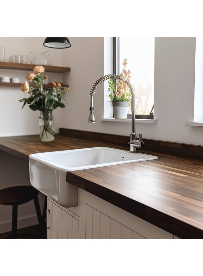 CONSDAN Walnut Wood Backsplash, 25x4x3/4 inches, USA-Grown Solid Hardwood, Pre-Sanded & Pre-Finished, Ready to Use, Ideal for Pairing with CONSDAN Butcher Block Countertop - Image 4
