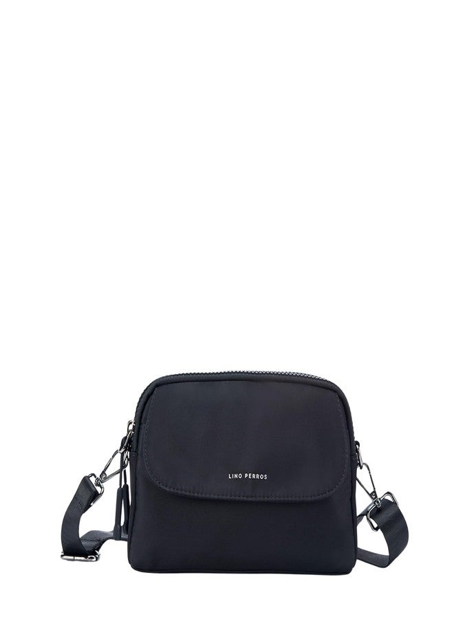 Lino Perros Harper Pixel Black Sling Bag - Image 1