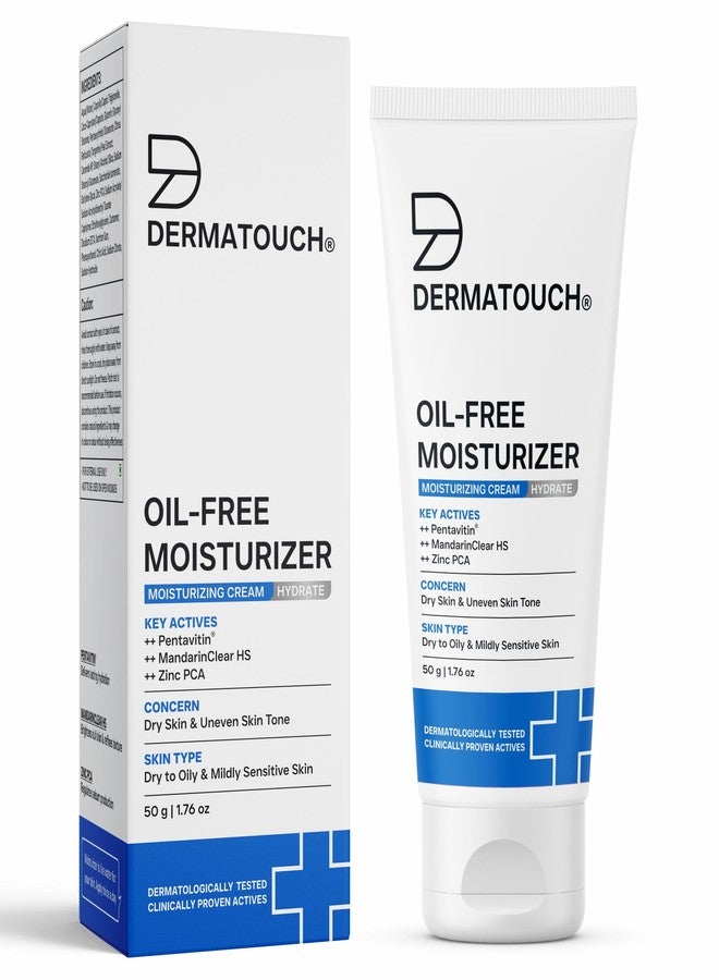 DERMATOUCH Oil-Free Moisturiser - Lightweight Hydration | Non-Greasy Daily Moisture Care | Helps Maintain Skin Balance | 50g - Image 1