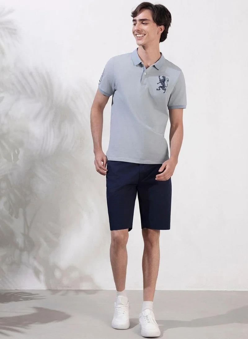 جيوردانو شورت رجالي بقصة ضيقة من قماش التويل مريح ومرن