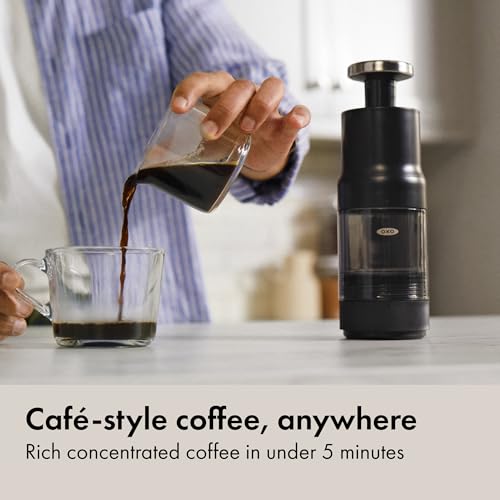 OXO Brew Rapid Brewer - Portable Coffee Maker, Fast Manual Hot & Cold Brew, Small Handheld Brewer, Compact Travel Coffee Maker - Image 2