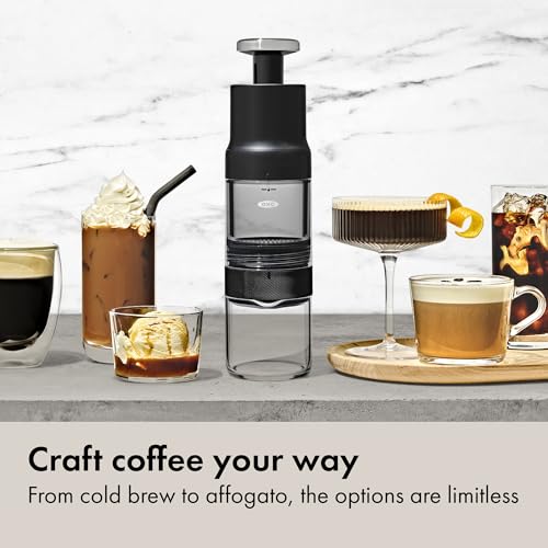 OXO Brew Rapid Brewer - Portable Coffee Maker, Fast Manual Hot & Cold Brew, Small Handheld Brewer, Compact Travel Coffee Maker - Image 3