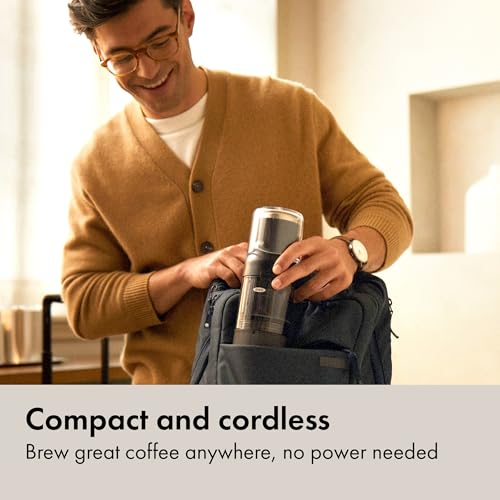 OXO Brew Rapid Brewer - Portable Coffee Maker, Fast Manual Hot & Cold Brew, Small Handheld Brewer, Compact Travel Coffee Maker - Image 4