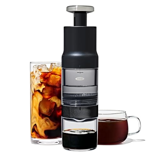 OXO Brew Rapid Brewer - Portable Coffee Maker, Fast Manual Hot & Cold Brew, Small Handheld Brewer, Compact Travel Coffee Maker - Image 1
