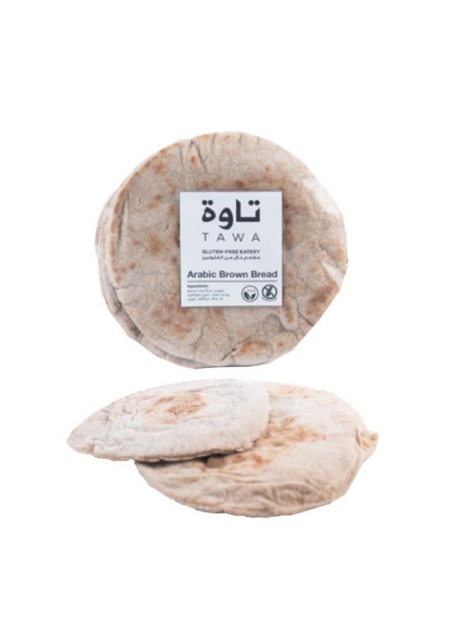 Brown Arabic Bread  5pcs - 225g