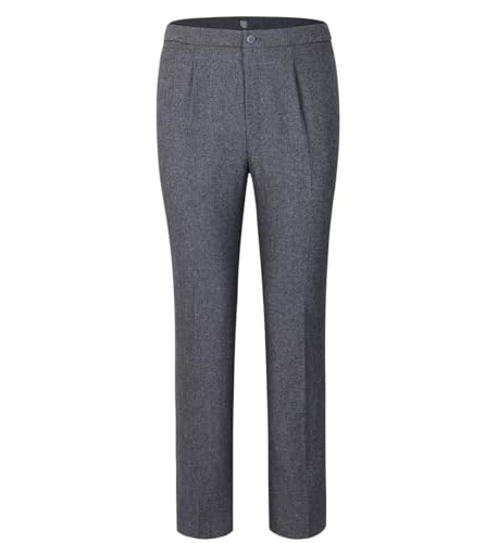 YUNCLOS Women's Elegant Business 2 Piece Office Lady Suit Set Work Blazer Pant Dark Grey - Image 4