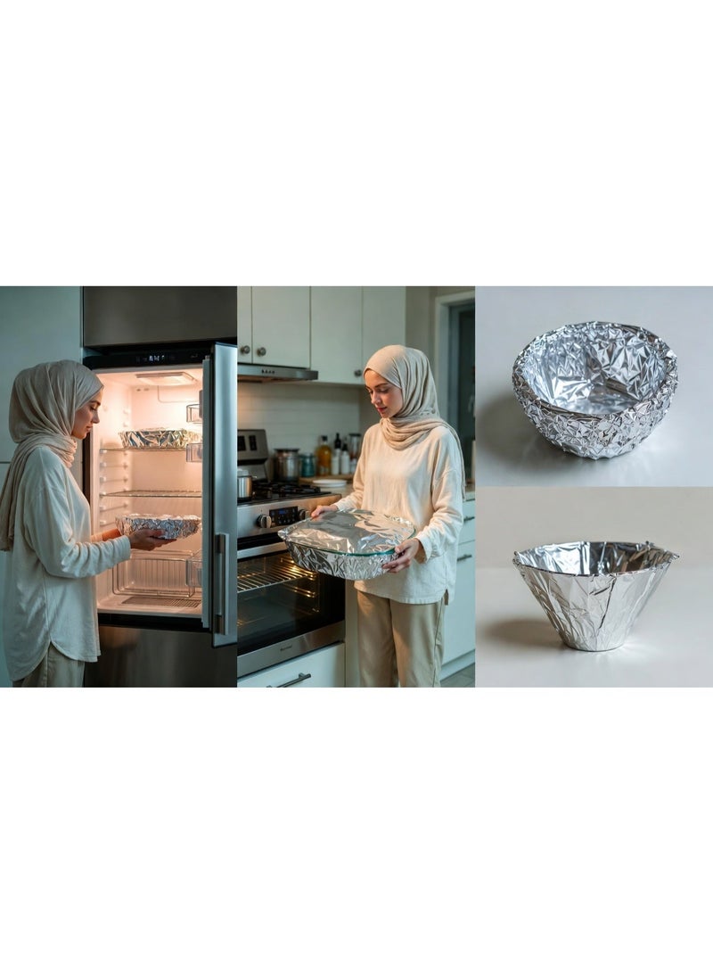 Aluminum Foil Roll Buy 1 Get 1 Free 2 Roll × 10 m x 40 cm - Powerful Savings Offer Double Protection for Food - Image 5