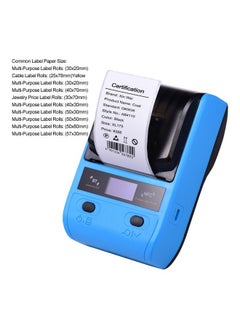 NIBEMINENT Portable Thermal Label Printer Blue  - Image 2