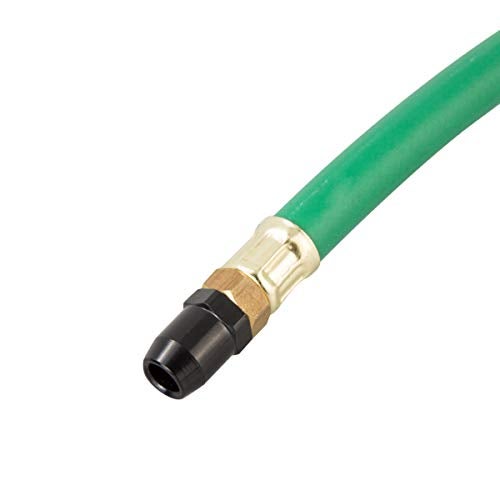 STEELMAN 75052 Straight Chuck Tire Inflator with Built-in Gauge and Green 12-Inch Hose - Image 4