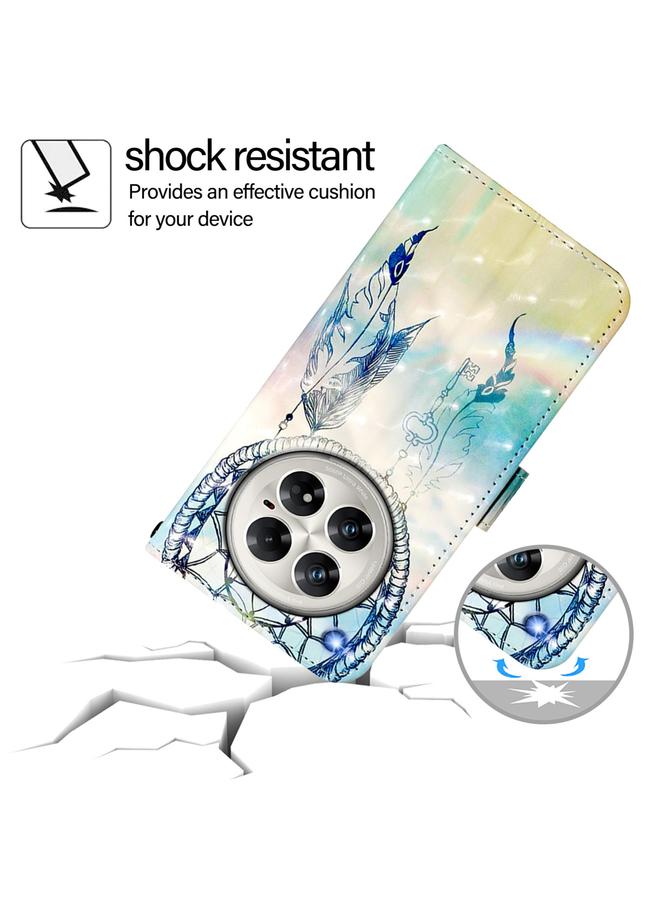 زبون جراب لهاتف Infinix Zero 40 4G / 5G جراب هاتف جلدي قابل للطي أفقيًا برسومات ثلاثية الأبعاد - Image 5