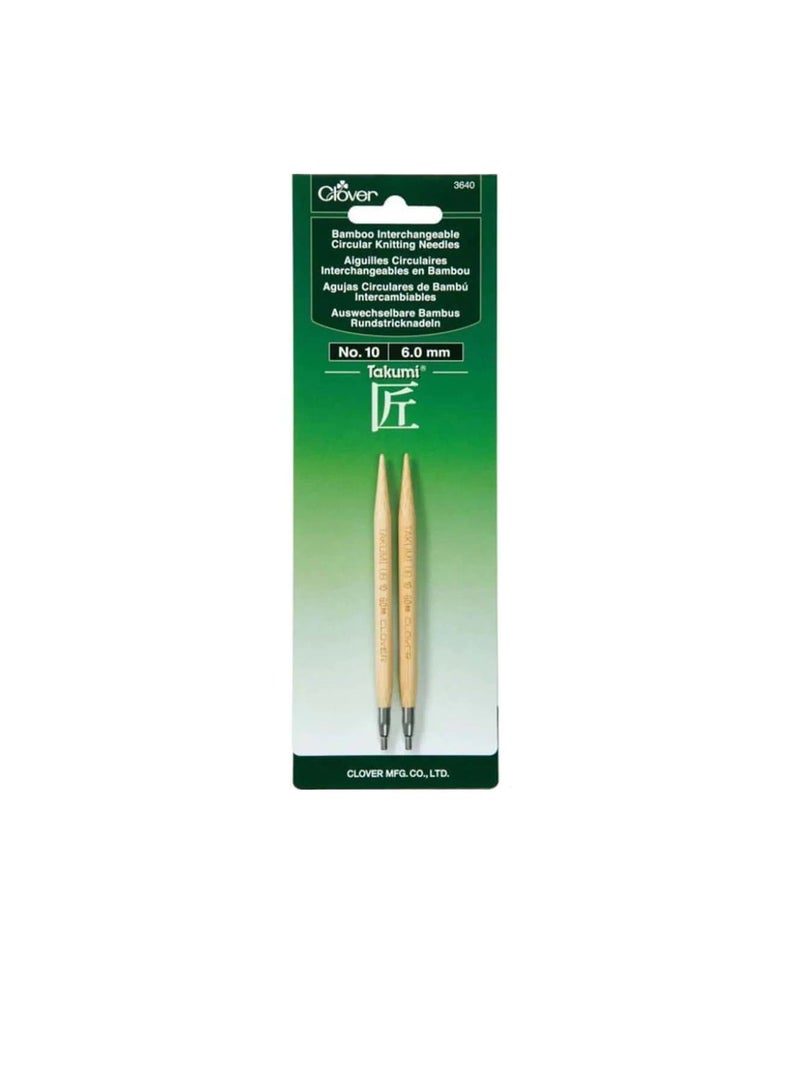 Clover Interchangeable Circular Knitting Needles No. 10 - Image 2