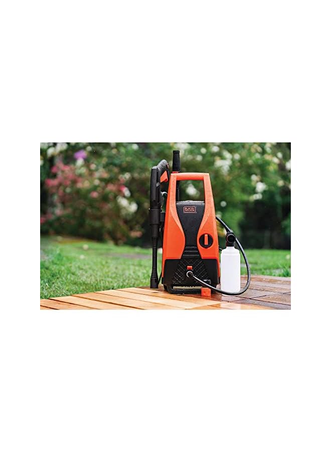 بلاك اند ديكر غسالة الضغط بقوة 1400 وات برتقالي/أسود Pw1450Td B5 - Image 3
