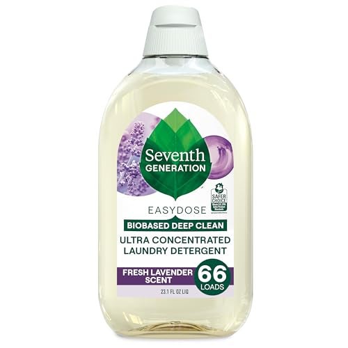 Seventh Generation منظف الغسيل سيفنث جينيريشن إيزي دوس برائحة اللافندر الطازجة مركز للغاية 23 أونصة - Image 1