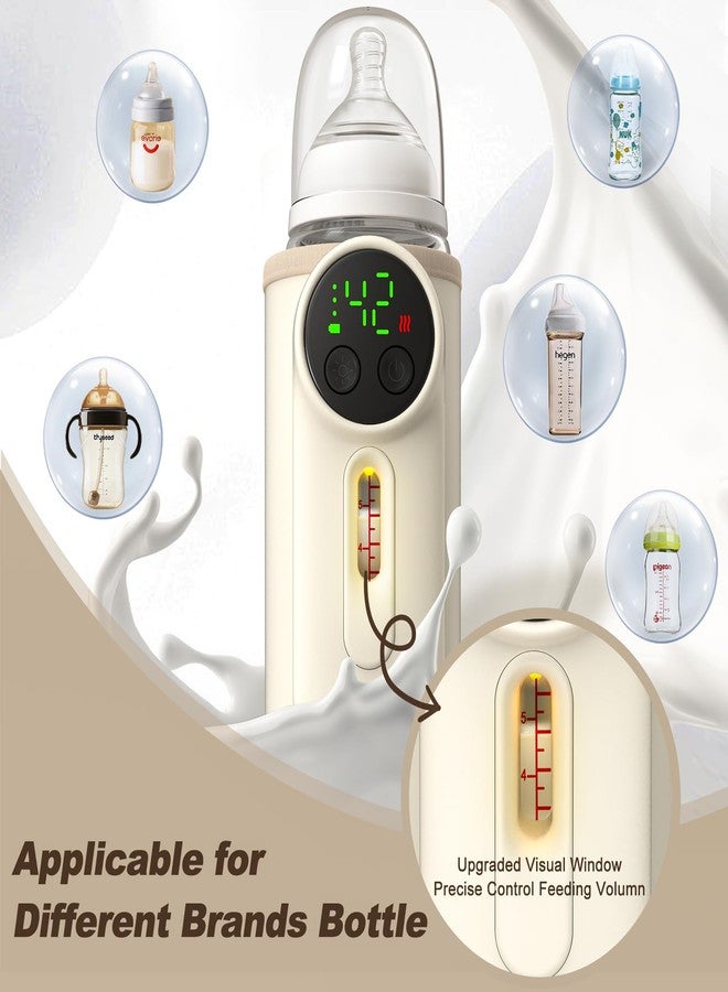 xeamun Portab Bottle Warmer for Travel,Fast Heating,6-Gear Temperature,Keep Warm for 5H,Must for Parents On The Go,Can Keep Warm While Feeding - Image 4