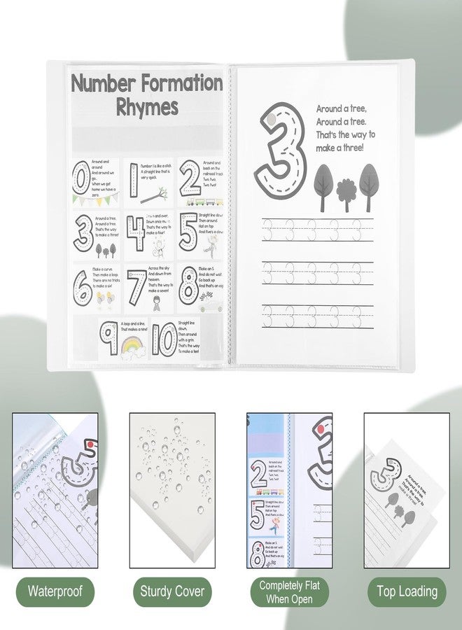 ام اند جي مجلد M&G ذو 60 جيبًا مع أكمام بلاستيكية من البولي بروبيلين، مقاس A4 (أبيض)، حافظة أعمال فنية مع واقيات شفافة للأوراق، عرض 120 صفحة لتنظيم المستندات، 310 × 235 × 40 مم - Image 5