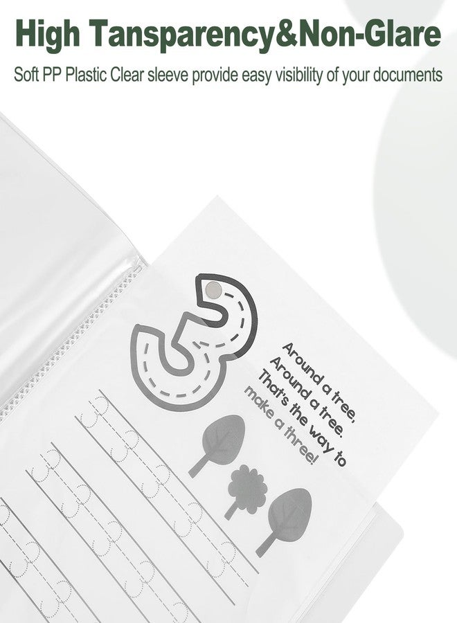 ام اند جي مجلد M&G ذو 60 جيبًا مع أكمام بلاستيكية من البولي بروبيلين، مقاس A4 (أبيض)، حافظة أعمال فنية مع واقيات شفافة للأوراق، عرض 120 صفحة لتنظيم المستندات، 310 × 235 × 40 مم - Image 4