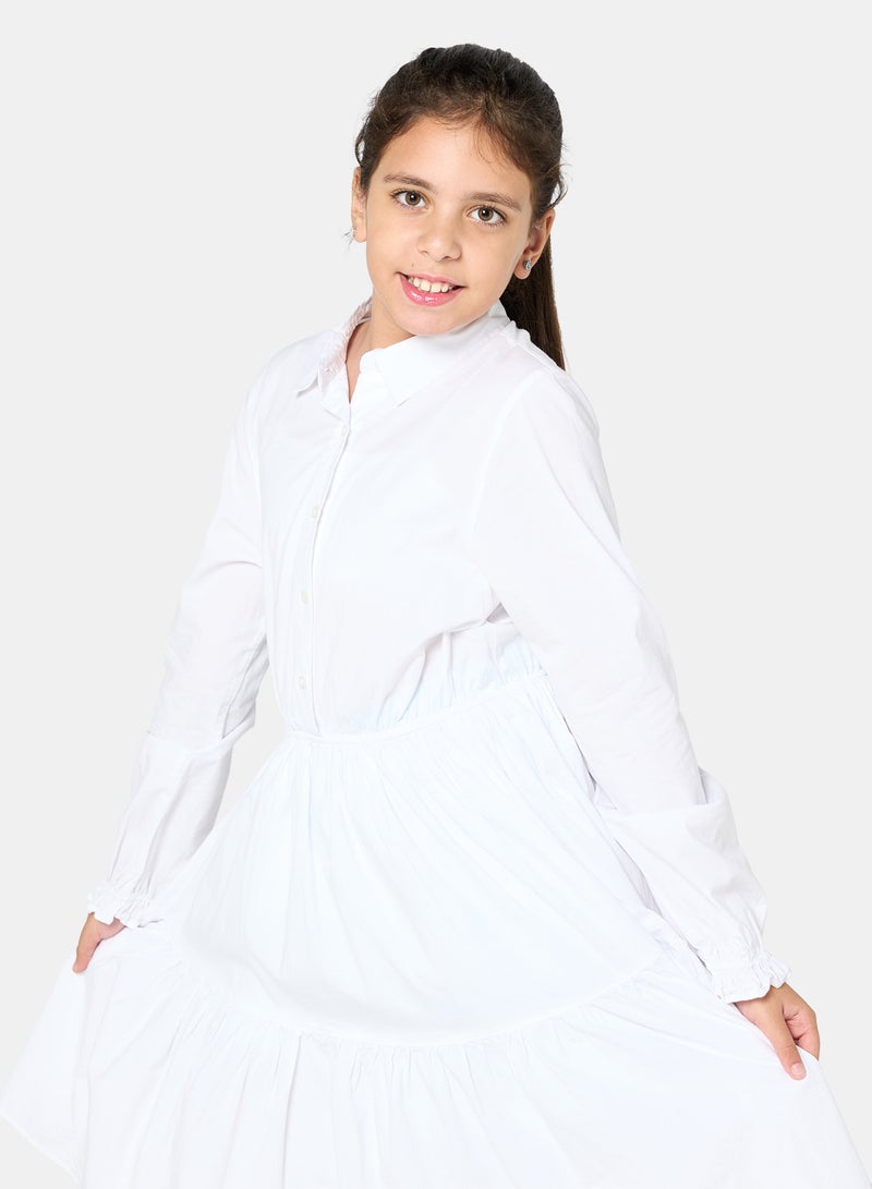 Panco Girls VACATION Batik Vest Detailed Dress - Image 4