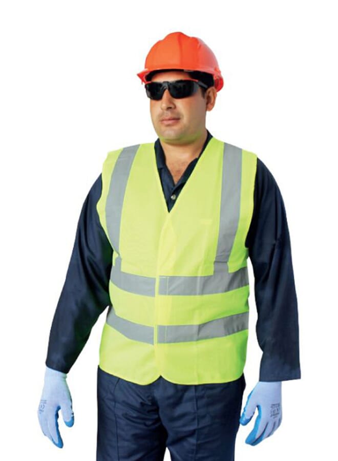 Reflective Safety Jacket Green Small