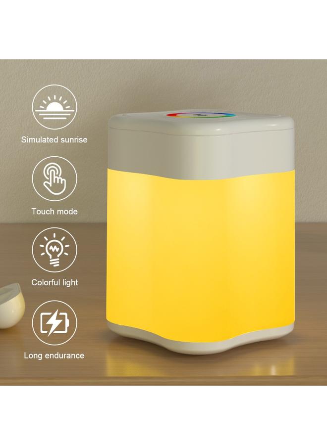 الأزرق جي دبليو يتم شحن ضوء الليل LED الجديد الذي يتم التحكم فيه عن بُعد ، ويلمس ضوء الغلاف الجوي ، وينام بجانب السرير في غرفة النوم. - Image 3