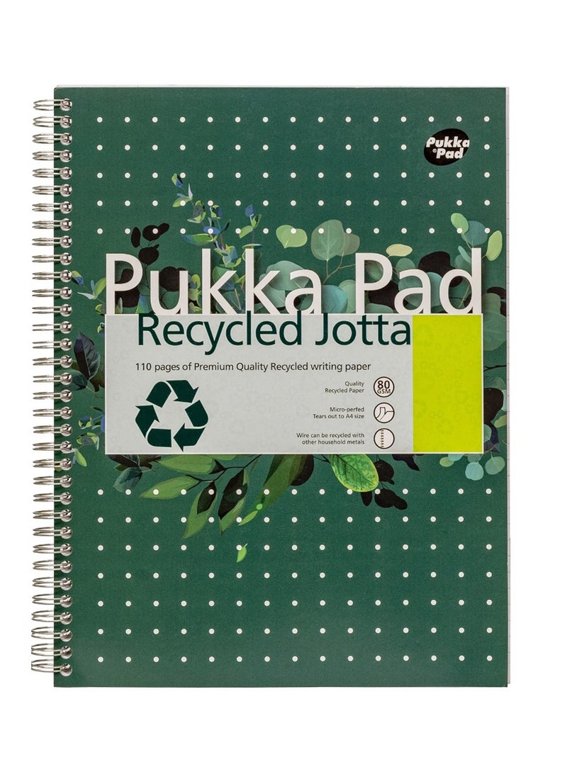 Pukka Pad - 3-Piece A4 Size Recycled Jotta Notebook 110 Pages - Image 1
