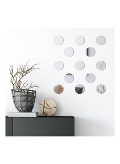 SYOSI 25 Pieces Round Mirror Tiles, 6 Inches Round Mirrors Trays Glass Mirror Circles for Wedding Table Centerpieces, DIY Crafts, Framing, Mosaic and Home Decorations  - Image 2