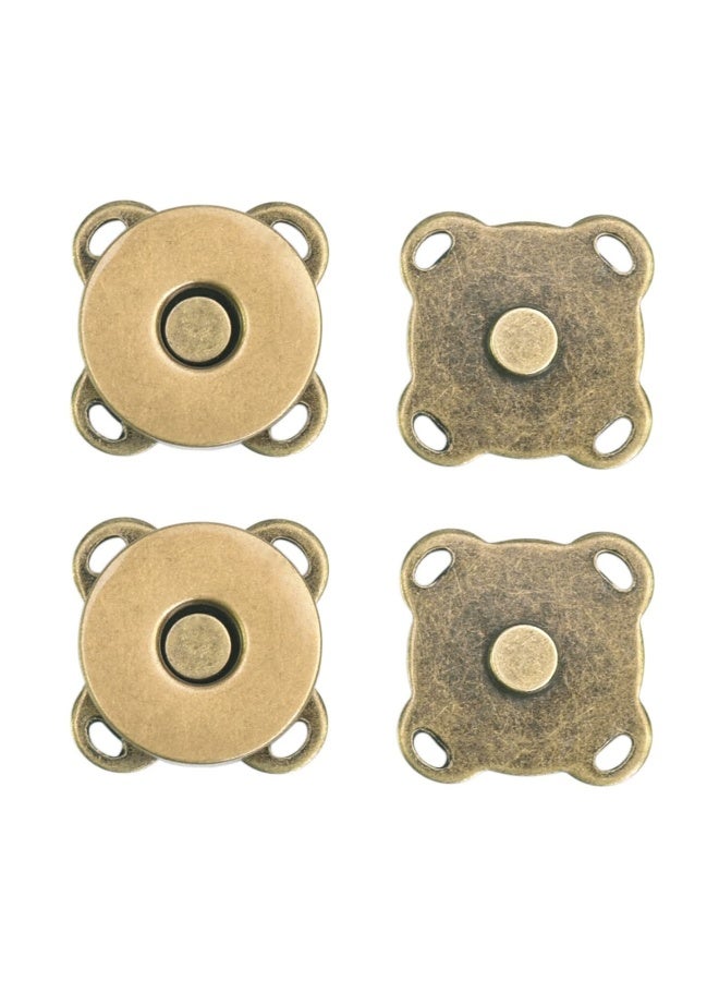 20 Sets Magnetic Button Clasps Snaps Fastener Clasps for Purses Handbag Clothes Scrapbooking Closure Fastener Sewing Craft DIY for Sewing Craft Purses Bags Clothes  - Image 1