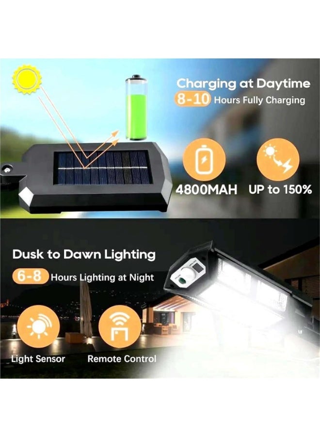 إنارة شمسية خارجية للأمان – بحساس حركة وتصميم مقاوم للطقس - Image 3