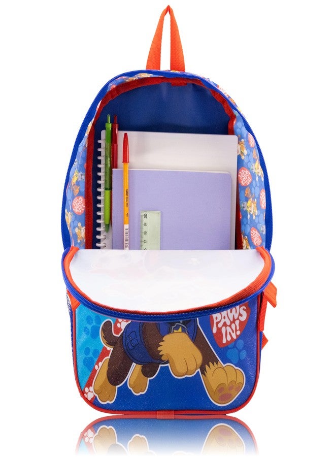 فاست فوروورد حقيبة ظهر باو باترول مع صندوق غداء للأطفال | حقيبة غداء معزولة، صندوق غداء للأولاد والبنات والأطفال الصغار | حقيبة ظهر مقاس 14 بوصة للمدرسة وصندوق غداء قابل لإعادة الاستخدام - Image 5