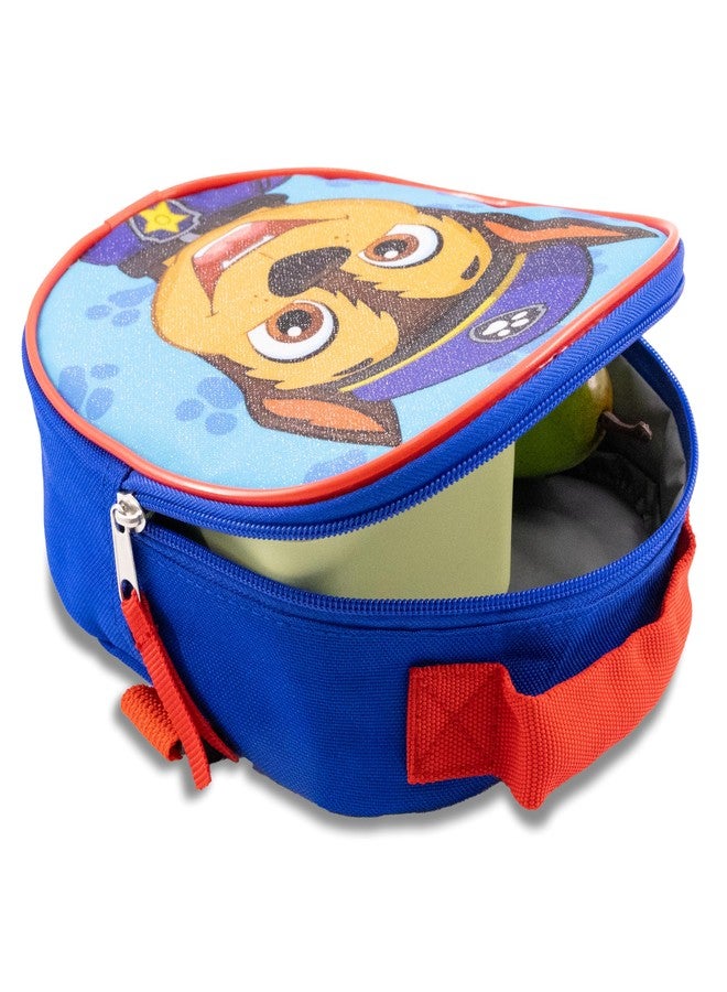 فاست فوروورد حقيبة ظهر باو باترول مع صندوق غداء للأطفال | حقيبة غداء معزولة، صندوق غداء للأولاد والبنات والأطفال الصغار | حقيبة ظهر مقاس 14 بوصة للمدرسة وصندوق غداء قابل لإعادة الاستخدام - Image 4