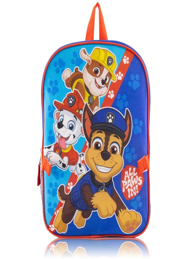 فاست فوروورد حقيبة ظهر باو باترول مع صندوق غداء للأطفال | حقيبة غداء معزولة، صندوق غداء للأولاد والبنات والأطفال الصغار | حقيبة ظهر مقاس 14 بوصة للمدرسة وصندوق غداء قابل لإعادة الاستخدام - Image 3