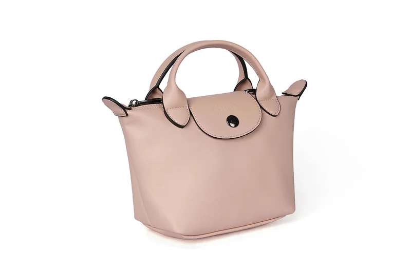 كابلي حقيبة يد مغلقة ناعمة من الجلد الصناعي