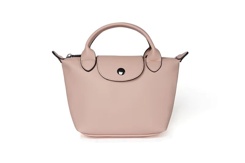 كابلي حقيبة يد مغلقة ناعمة من الجلد الصناعي