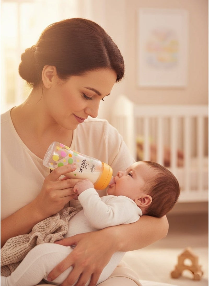 شيكو زجاجه رضاعة شيكو بيست ميلك للأطفال 250 مل | حلمة سيليكون مضادة للمغص من سن شهرين + - Image 5