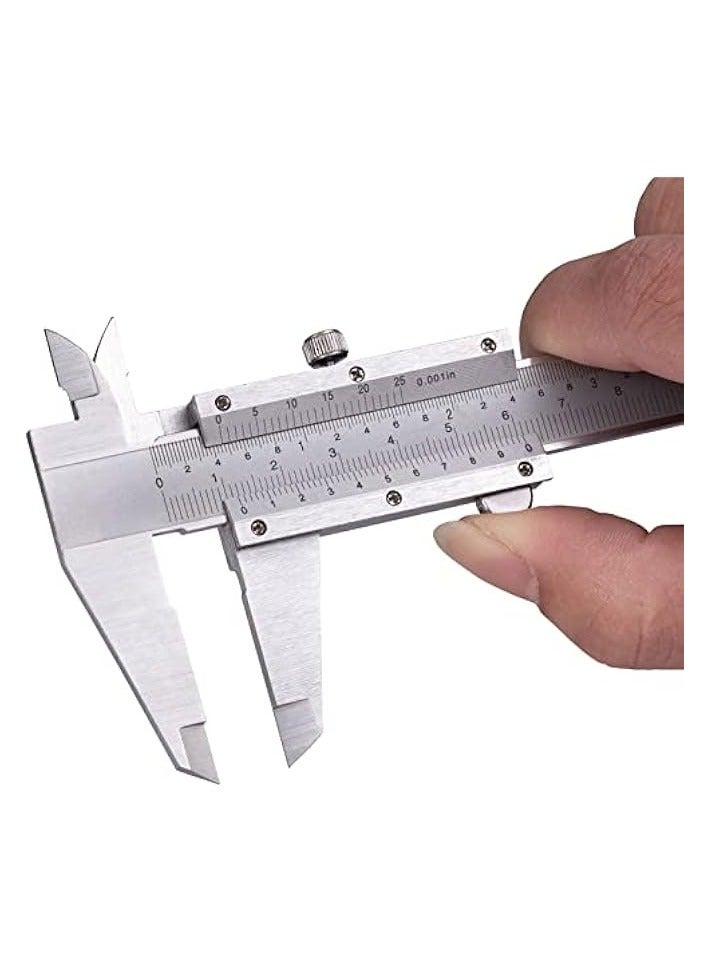 PROMASS 6 Inch/150mm Stainless Steel Vernier Caliper Micrometer Durable Stainless Steel Measuring Tool Caliper for Precision Measurements  - Image 2