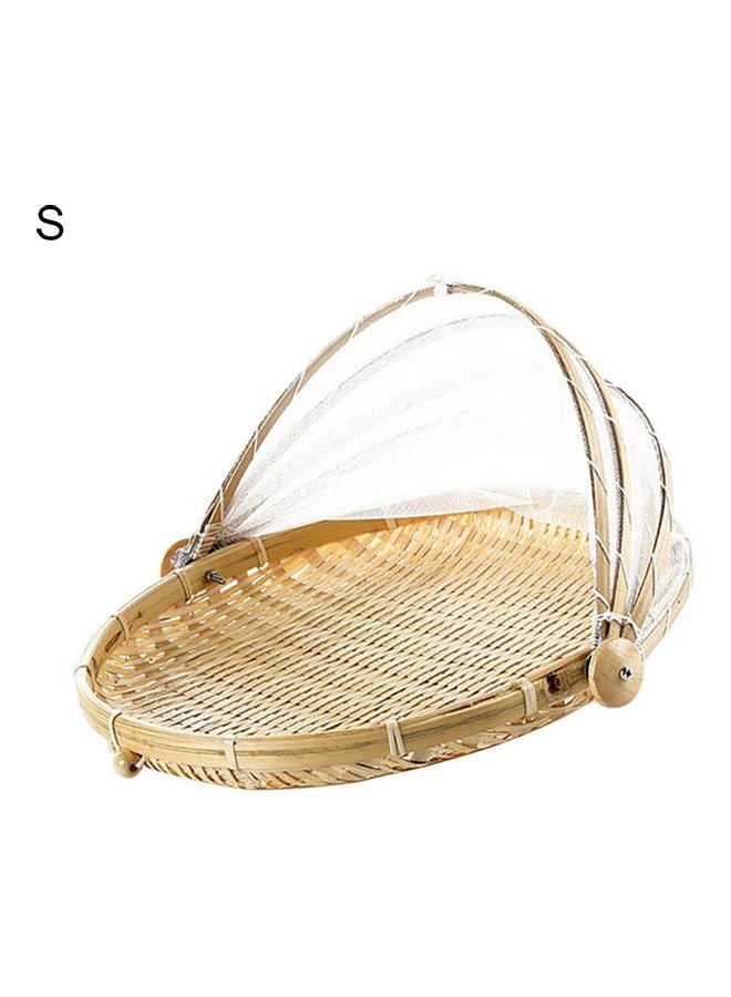 Food Basket Beige 34x30x3cm - Image 1