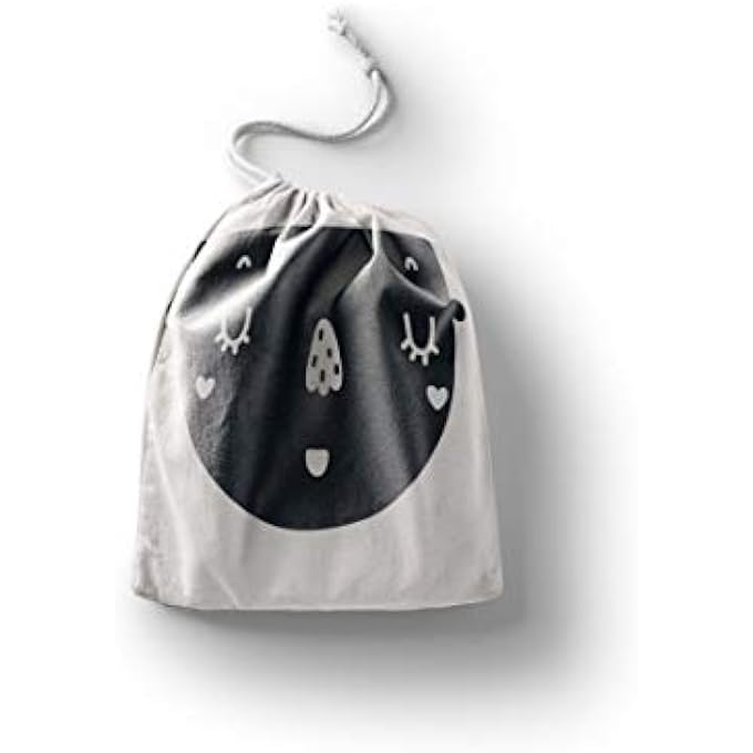 rayihni ESAECCB101487 Ultra Lightweight and Comfortable Drawstring Cloth Bag 20 cm x 30 cm Size - Image 1