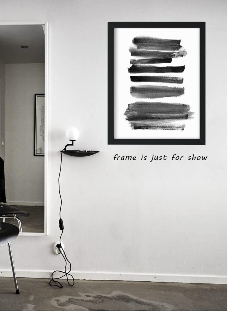 Today Idea Black and White Wall Art - Prints Abstract Wall Art Pictures for Office Decoration 8x10in Modern Minimalist Style Writing Brush Line Paintings Decor for Bedroom Living Room Set of 6 Pieces UNFRAMED - Image 5