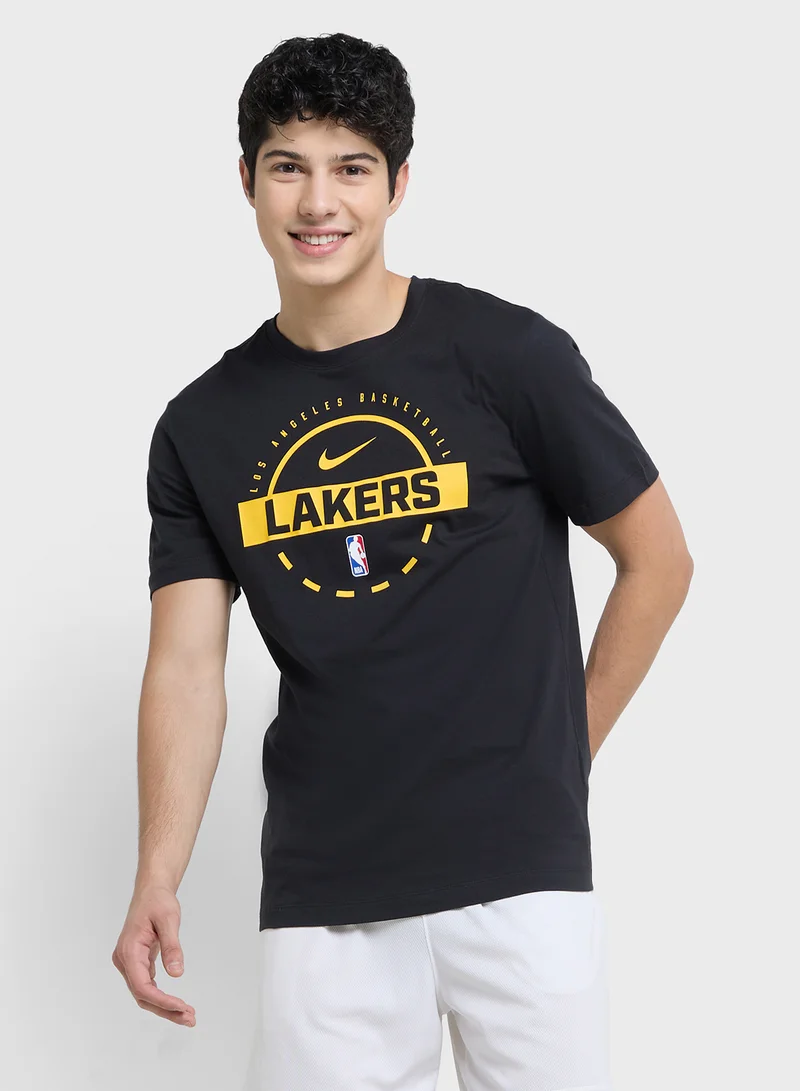 نايكي Los Angeles Lakers Practice T-Shirt