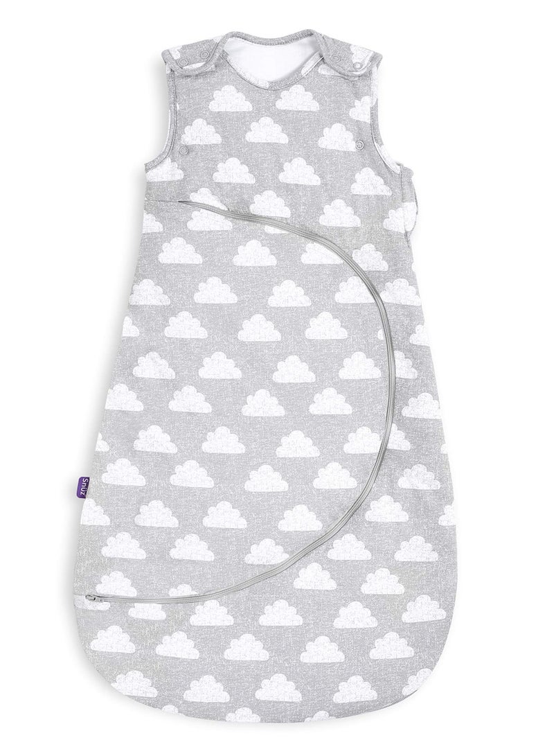 Snuz Pouch 0 to 6m Sleeping Bag 1.0 Tog Cloud  - Image 1