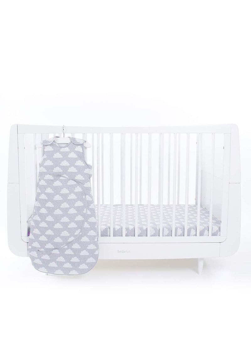 Snuz Pouch 0 to 6m Sleeping Bag 1.0 Tog Cloud  - Image 5