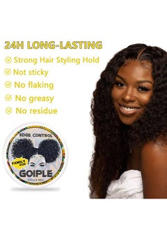 Goiple 8.25 OZ Edge Control Wax for Women, Non-greasy Edge Smoother for Back Hair Extreme Hold Pack, Water-based Gel for All Hair Types, No Flaking, Extra Hold (Pineapple)  - Image 3
