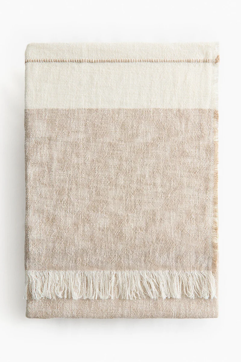 H&M Linen-blend blanket