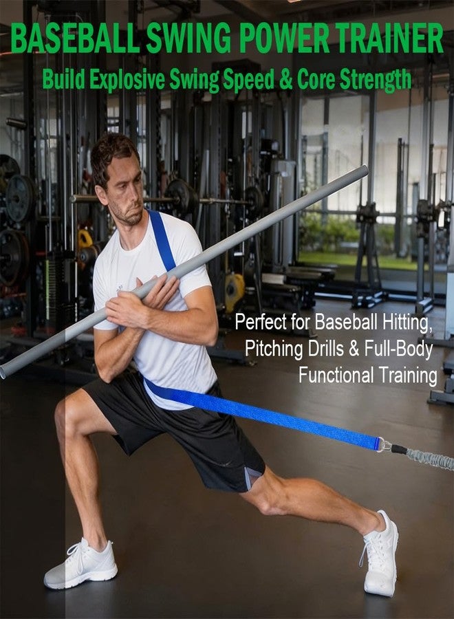 RYNEX Core Velocity Belt Baseball, Core & Hip Belt Resistance Band, Resistance Band Baseball | Softball Throwing & Arm Path Trainer, Swing Resistance Training Band, Tools for Power Hitter & Hip Hitter - Image 4