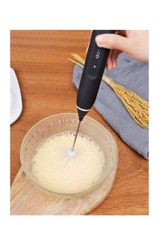 Generic 3-Piece Electric Milk Frother And Whisk Set Multicolour  - Image 2