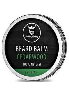 Striking Viking Beard Balm Conditioner For Men Styles & Softens Beards And Mustaches 100% Natural Ingredients With Shea Butter Argan & Jojoba Oils And Cedarwood Scent  - Image 2