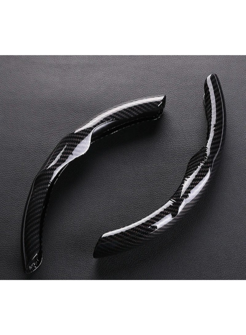 SolidX Steering Wheel Cover Carbon Fiber Black - Image 1